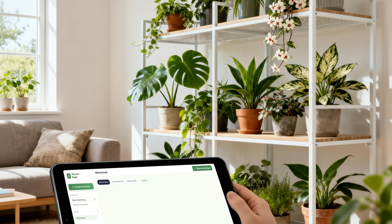 Deine Pflanzensammlung verdient mehr als Notizzettel, usere neue Pflanzenregal App